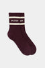 Logo Stripe Quarter Socks