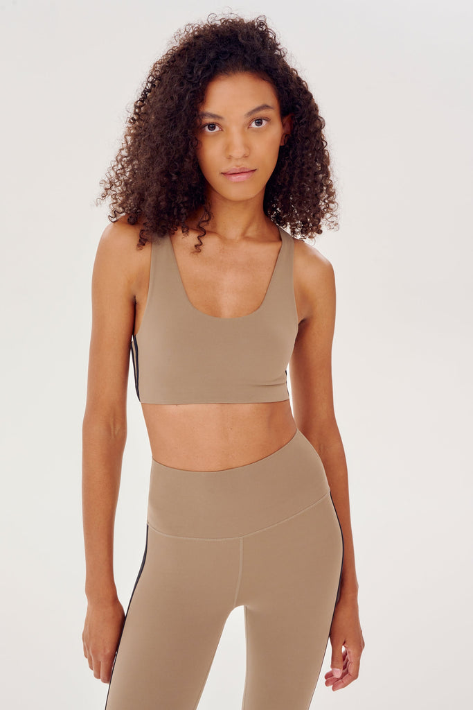 Mesh Strappy Adjustable Ruched Crop Top With Matching See Through Side  Panel Leggings L