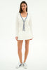 SHIRA WOVEN PLEATED SKORT