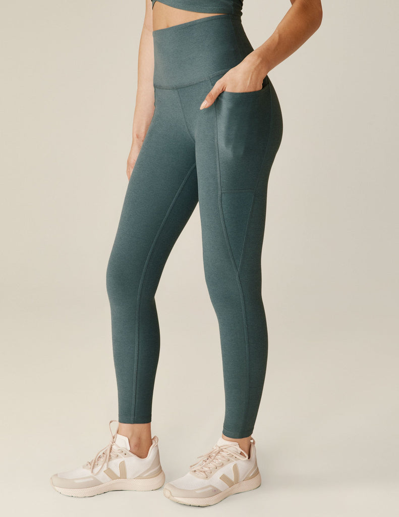 Carbon 38 Womens Butter Yellow Ribbed 7/8 Leggings XS - $44