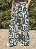 ART GEO WIDE LEG TROUSER