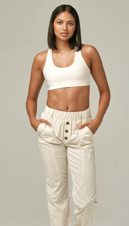 Laser Vision Cream Sports Bra – Back 2 Basics