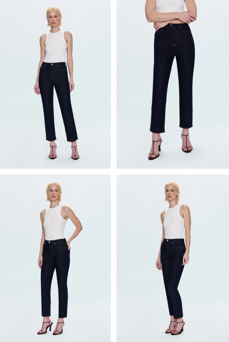 Bri Ankle High Rise Slim Straight Jean - Nightfall – Back 2 Basics