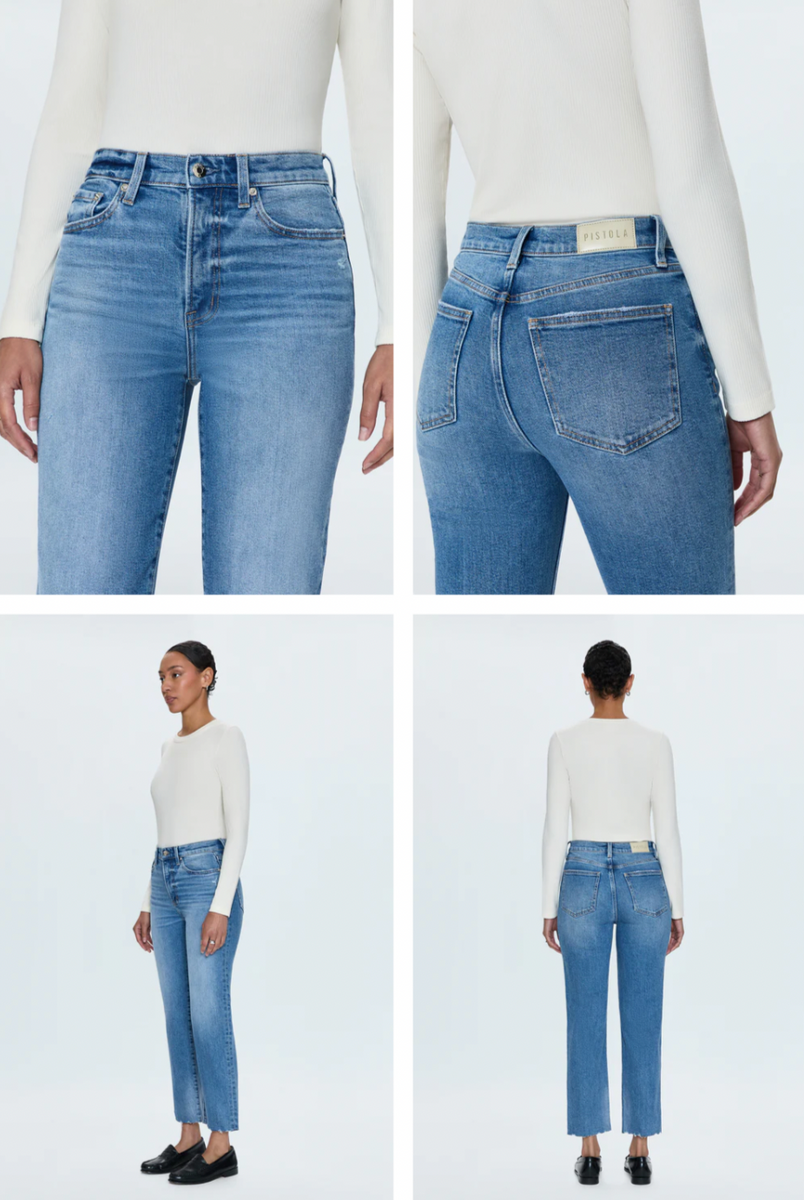 Charlie High Rise Classic Straight Jean – Back 2 Basics